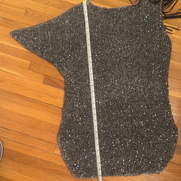 Custo Barcelona Sparkling Knit Top with Fringe - Picture 5 of 7